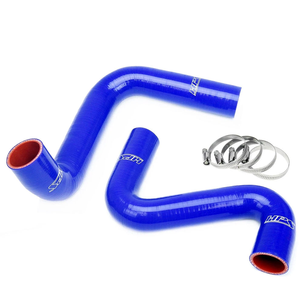 HPS Performance 57-2060-BLUE Silicone Radiator Hose Kit For Nissan 240SX LS Swap (SR20DET Radiator, 9 o'clock thermo, LS3/LS7 water pump)