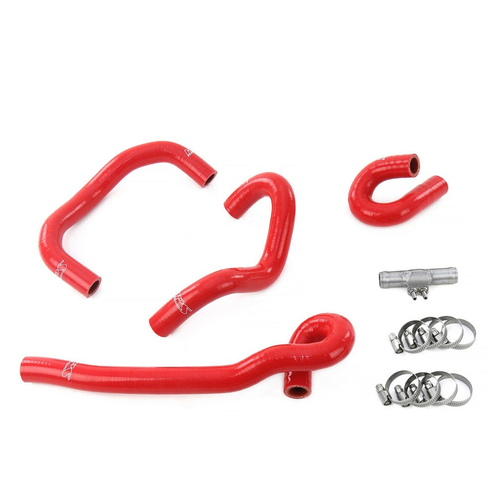 HPS Performance 57-2093-RED Silicone Heater Coolant Hose Kit For 95-98 Nissan Skyline GTR R33 RB26DETT