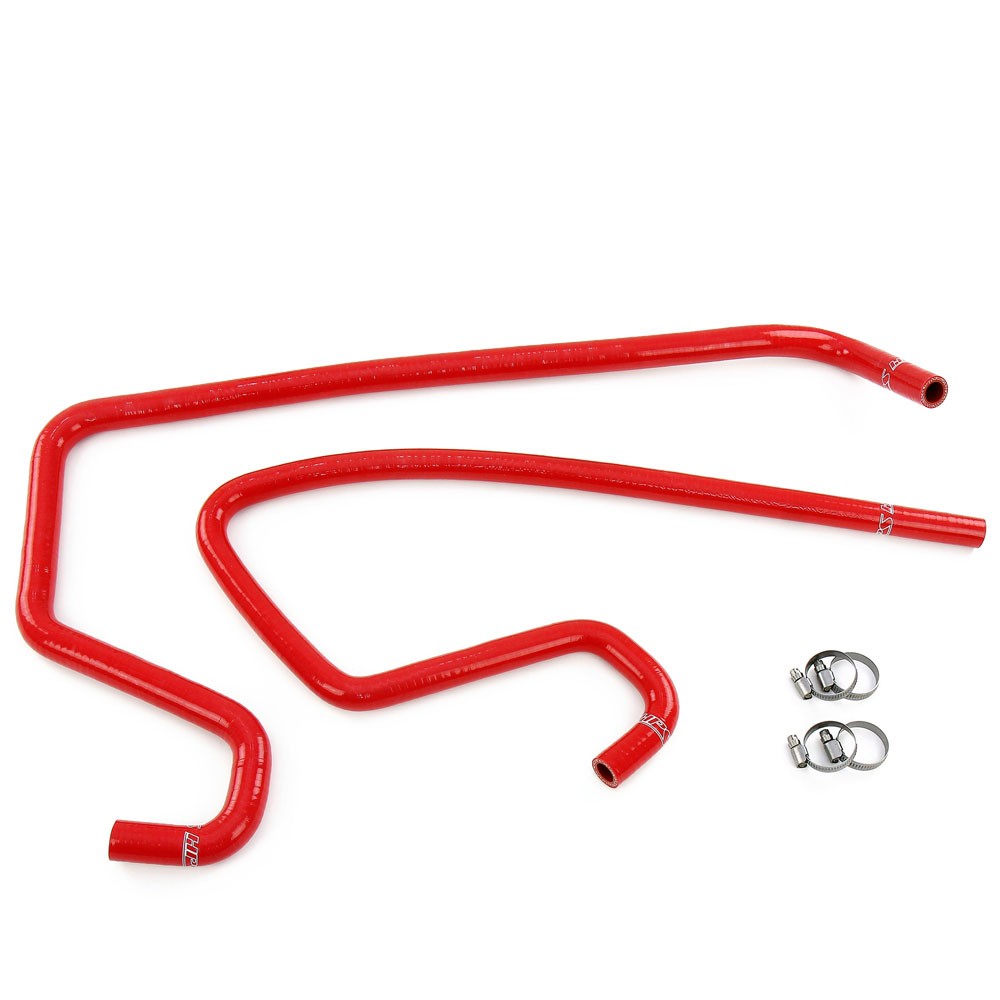 HPS Performance 57-2114-RED Silicone Heater Coolant Hose Kit For 99-01 Jeep Cherokee XJ 4.0L RHD