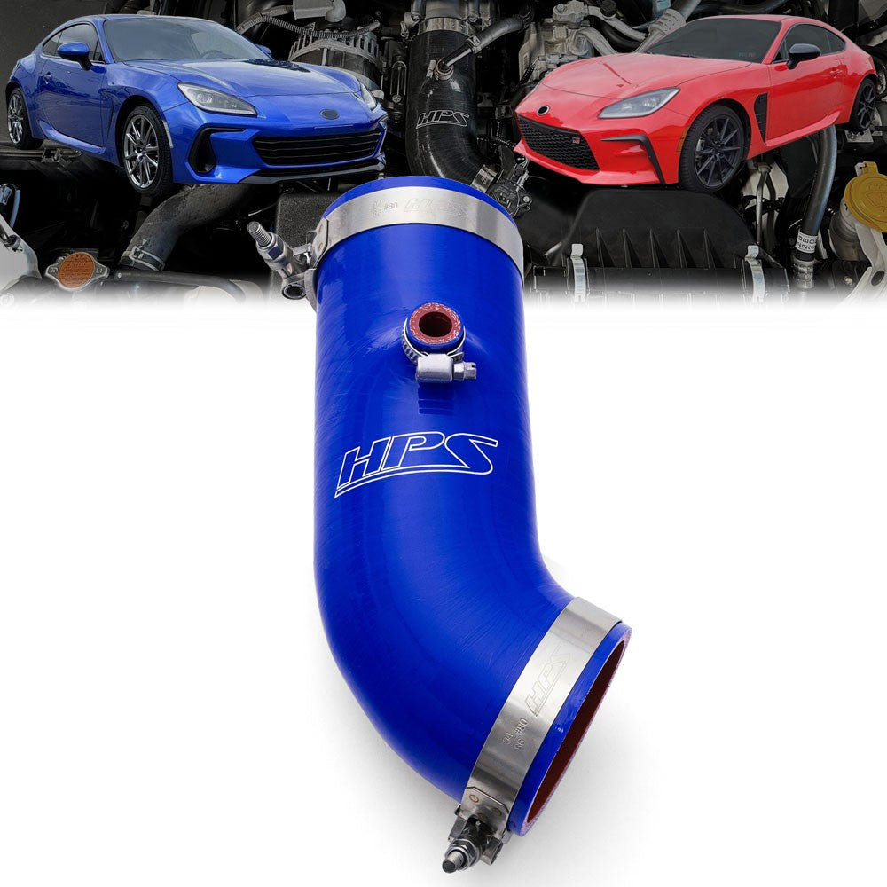 57-2122-BLUE HPS Blue Silicone Intake Hose Kit For Gen2 22+ Subaru BRZ ZD8/Toyota GR86 ZN8