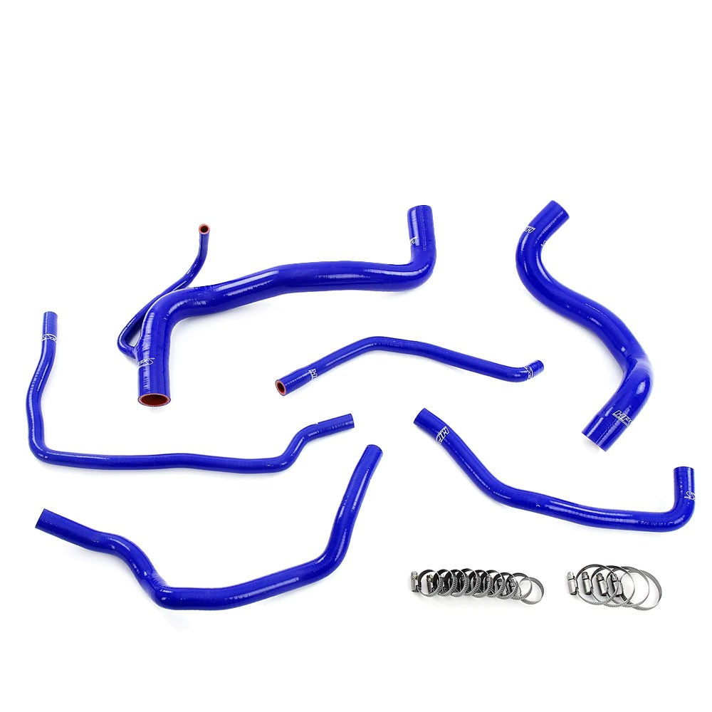 HPS Performance 57-2149-BLUE Silicone Radiator/Heater/And Expansion Tank Coolant Hose Kit For 08-15 Scion xB 2.4L