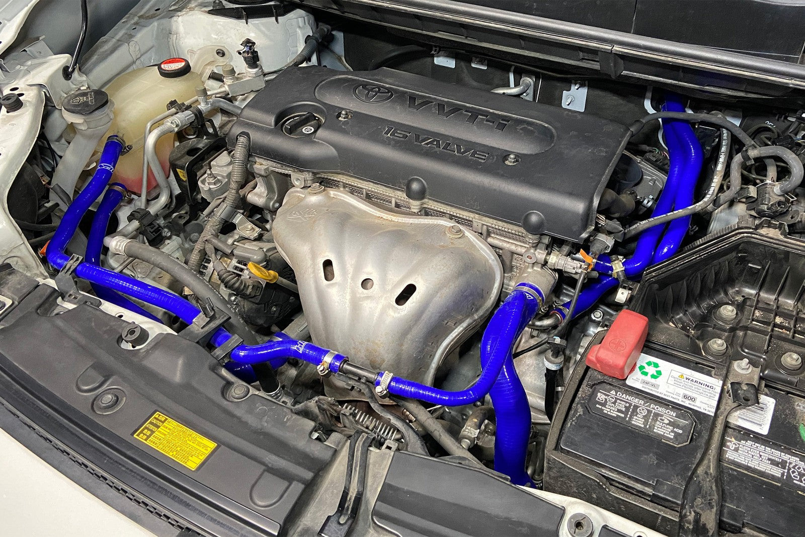 HPS Performance installation Silicone Radiator/Heater/And Expansion Tank Coolant Hose Kit For 08-15 Scion xB 2.4L