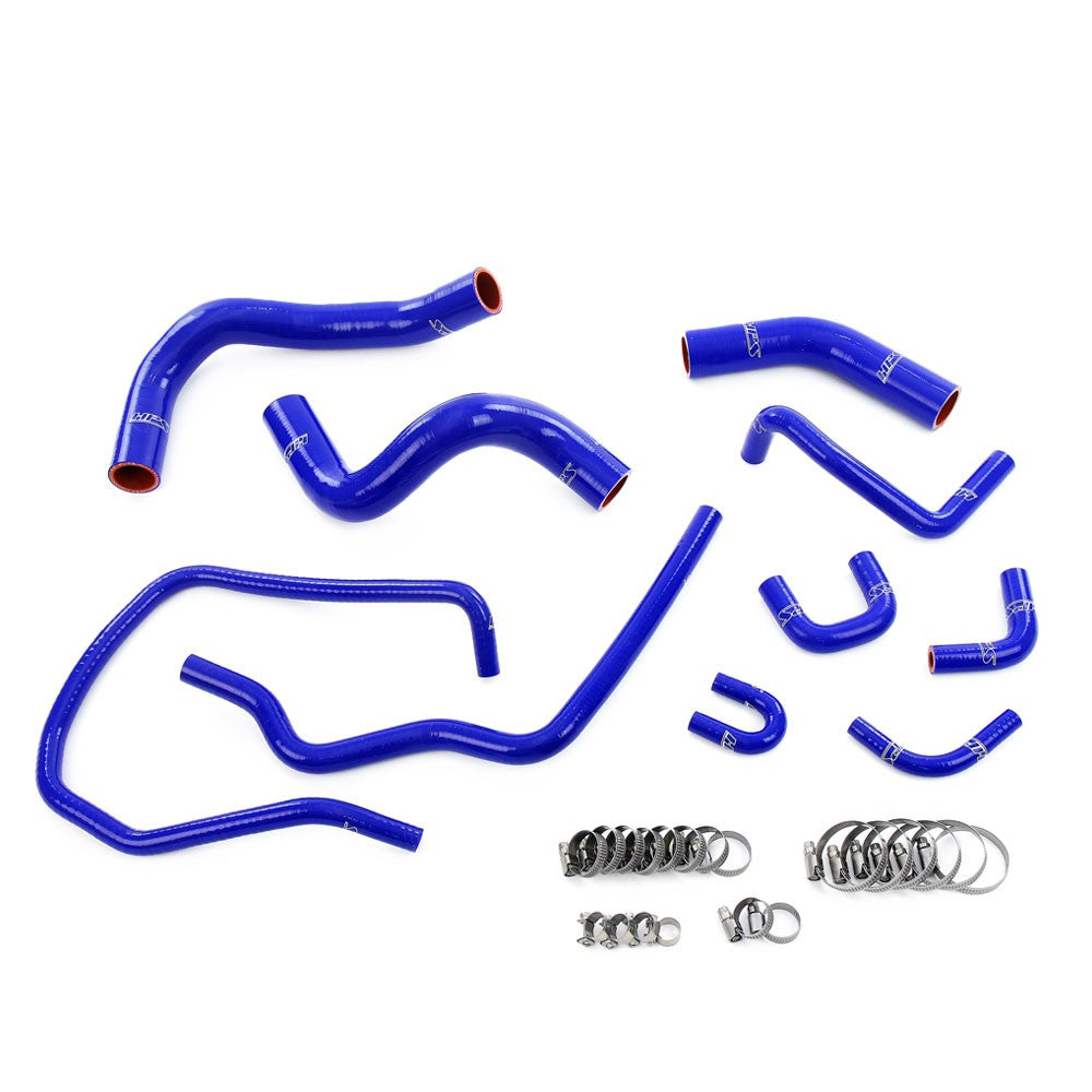 HPS Performance 57-2167-BLUE Silicone Radiator/By-Pass/Throttle Body Coolant Hose For 04-10 QX56/04-15 Titan Armada 5.6L V8