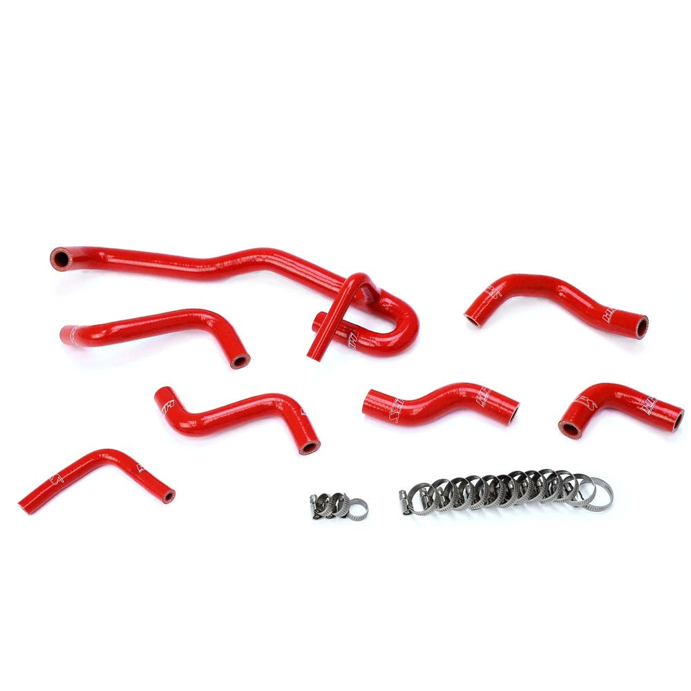 HPS Performance 57-2190-RED Silicone Heater Coolant Hose Kit For 90-91 Toyota 4Runner 3.0L V6 LHD
