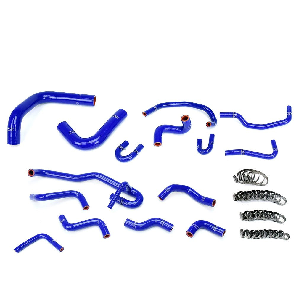 HPS Performance 57-2191-BLUE Silicone Radiator/Heater Coolant Hose Kit For 90-91 Toyota 4Runner 3.0L V6 LHD