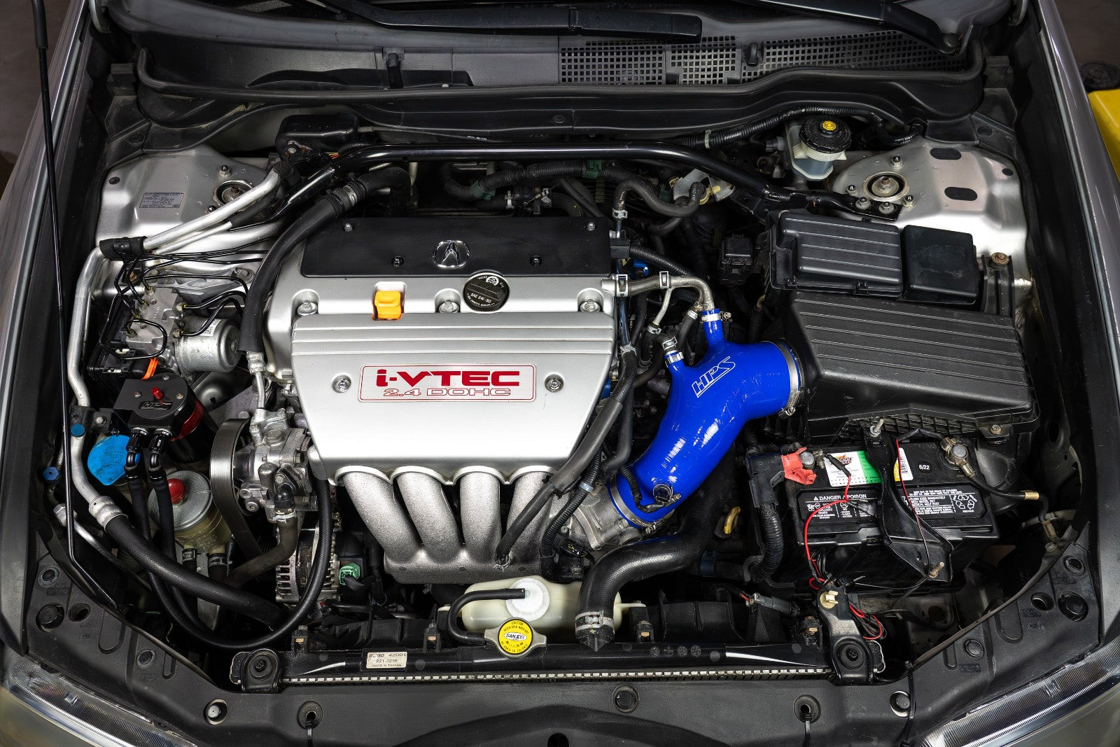 HPS Blue Silicone Intake Hose Kit  For TSX CL9 / Accord w/o MAF Sensor (CM)