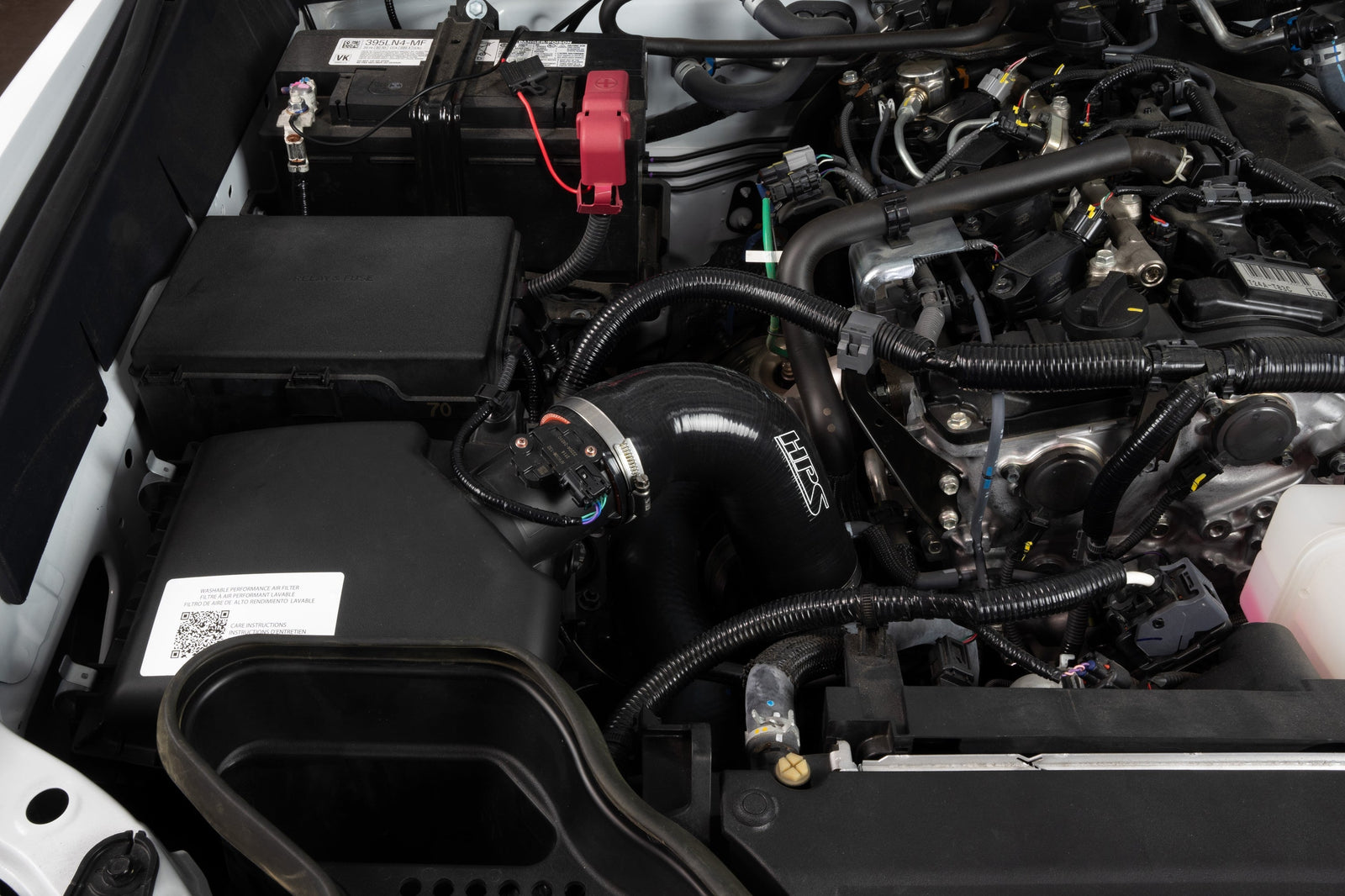 57-2207-BLK HPS Black Post MAF Air Intake Hose For 25+ 4Runner/24+ Land Cruiser/Tacoma 2.4T