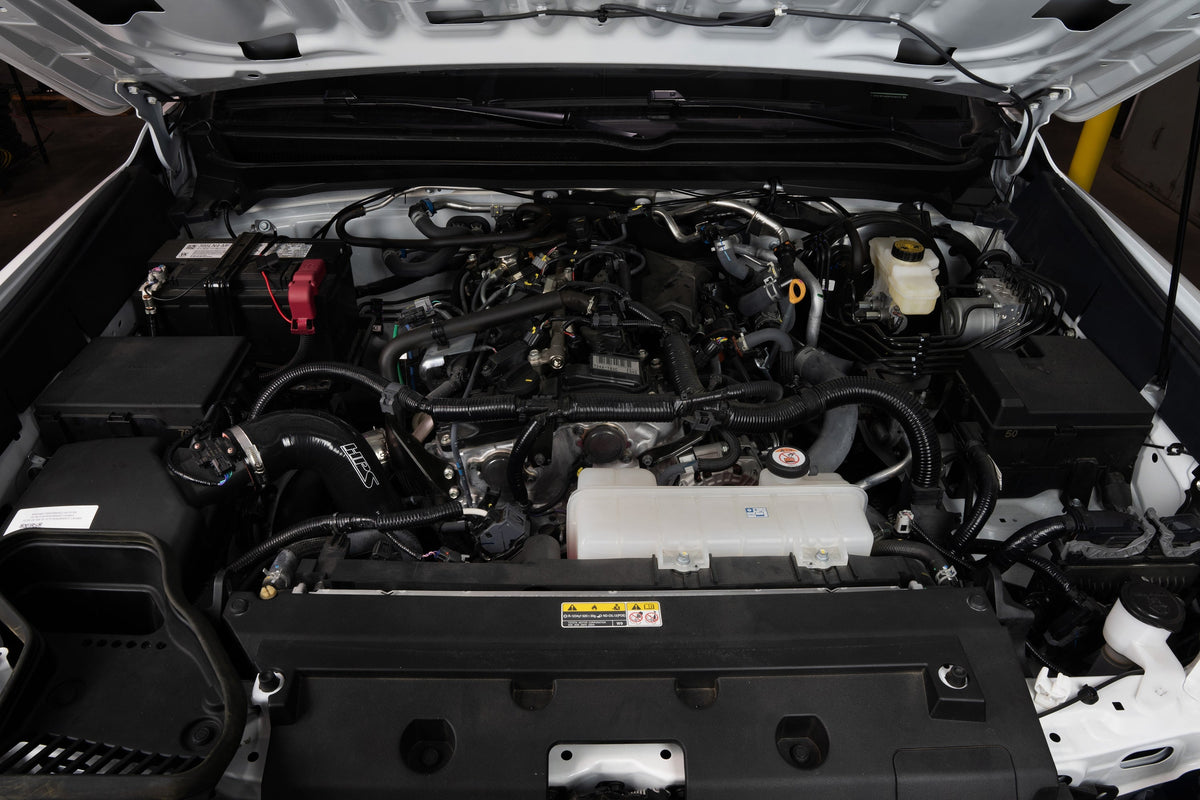 57-2207-BLK HPS Black Post MAF Air Intake Hose For 25+ 4Runner/24+ Land Cruiser/Tacoma 2.4T