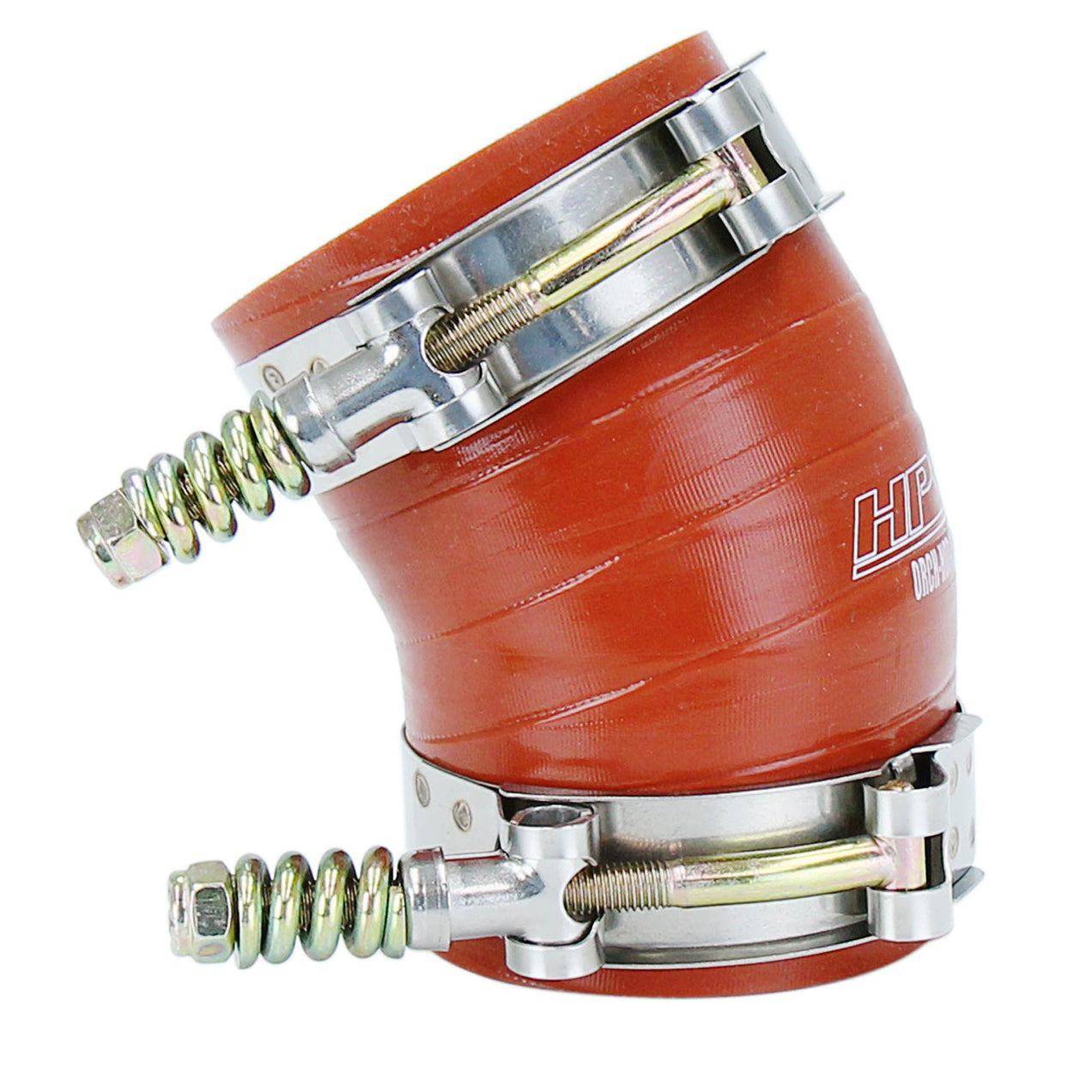 57-2228 HPS Orange Intercooler Boot Hose+Clamp For 03-07 Super Duty 6.0L Diesel 57-2228