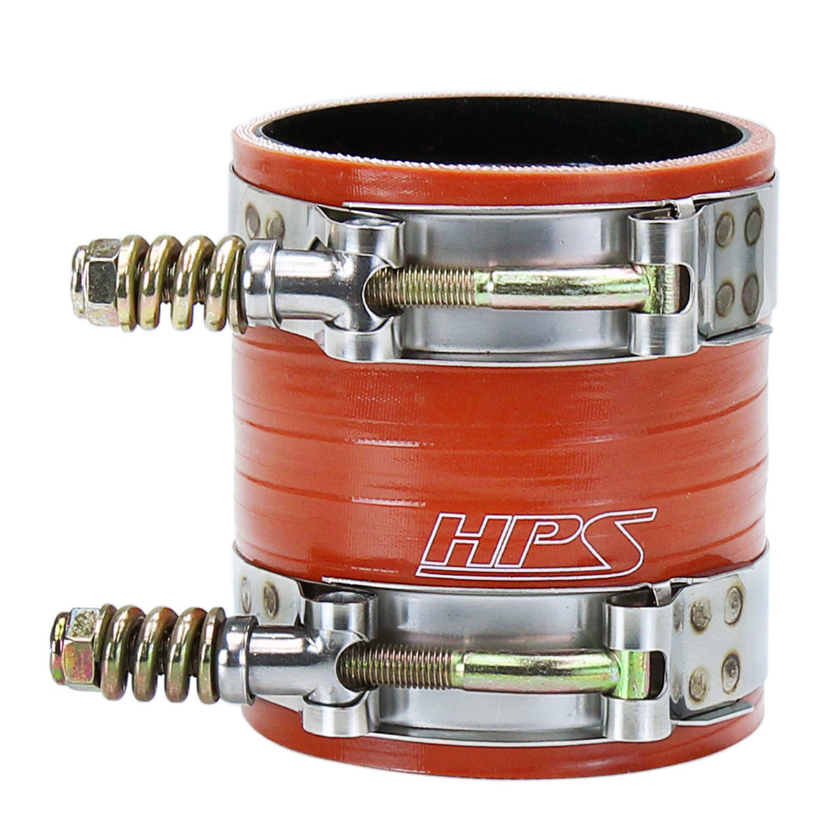 57-2235 HPS Orange Intercooler Boot Hose+Clamp For 08-10 Super Duty 6.4L Diesel 57-2235