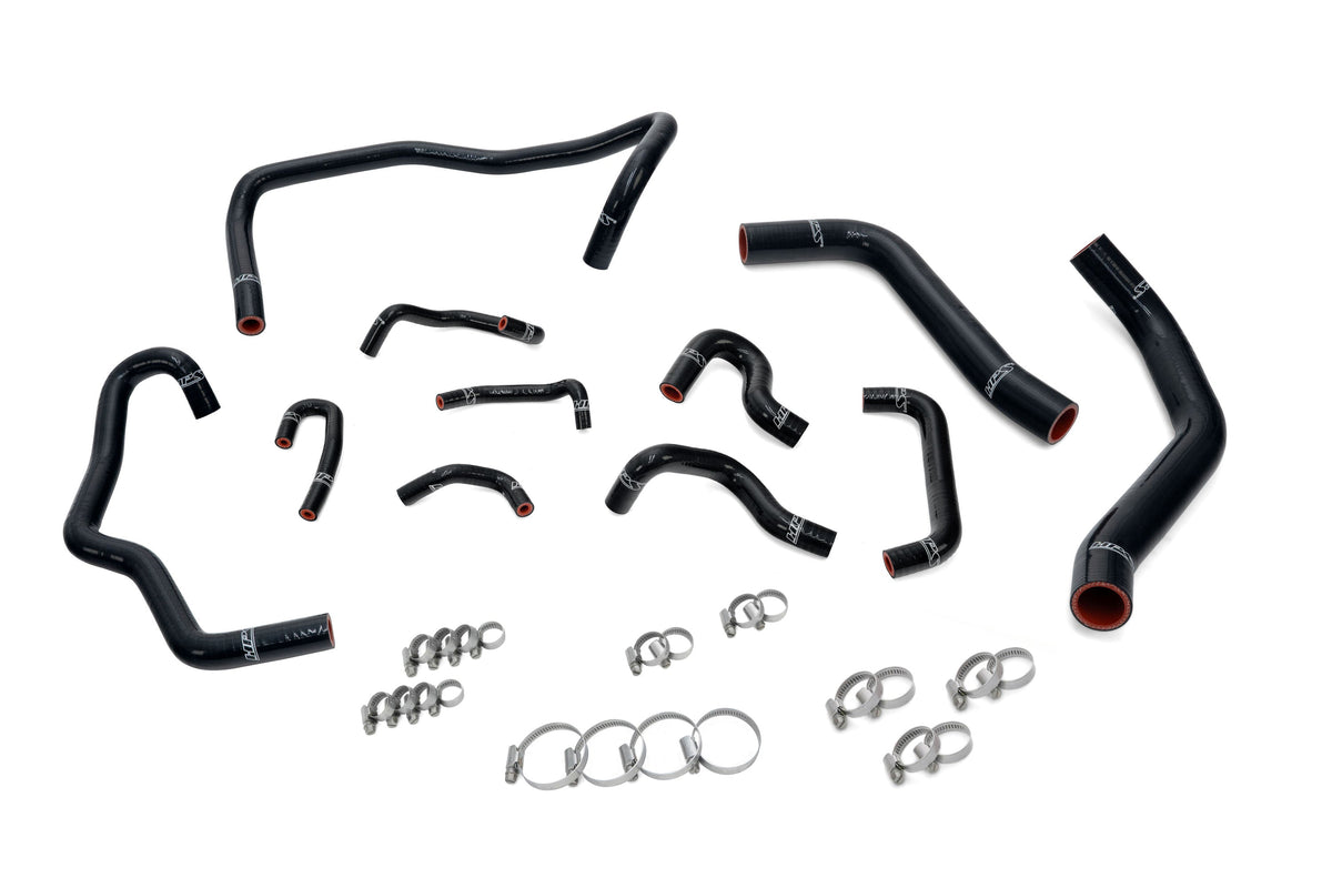 57-2281-BLK HPS Black Radiator+Heater+Ancillary Hose Kit For 03-09 4Runner / FJ Cruiser V6
