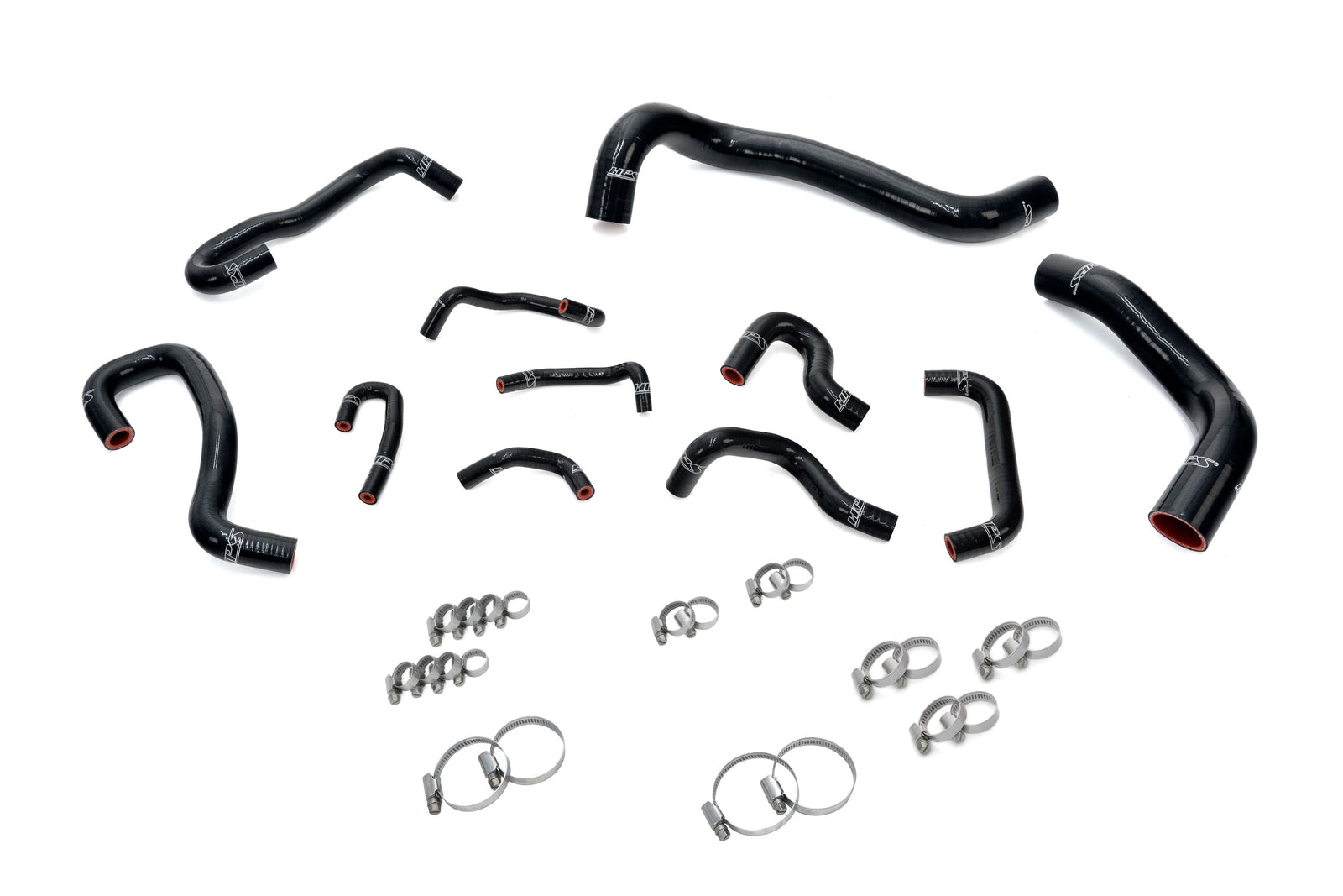 57-2282-BLK HPS Black Silicone Radiator+Heater+Ancillary Hose Kit For 07-10 Tundra 4.0L V6