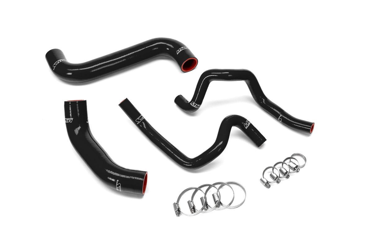 57-2302-BLK HPS Black Silicone Radiator Heater Coolant Hose Kit For 04 Impreza WRX STI 2.5T