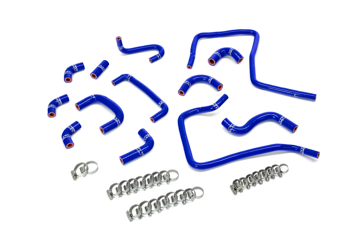 57-2303-BLUE HPS Blue Silicone Ancillary Coolant Hose Kit For 04 Impreza WRX STI 2.5L Turbo