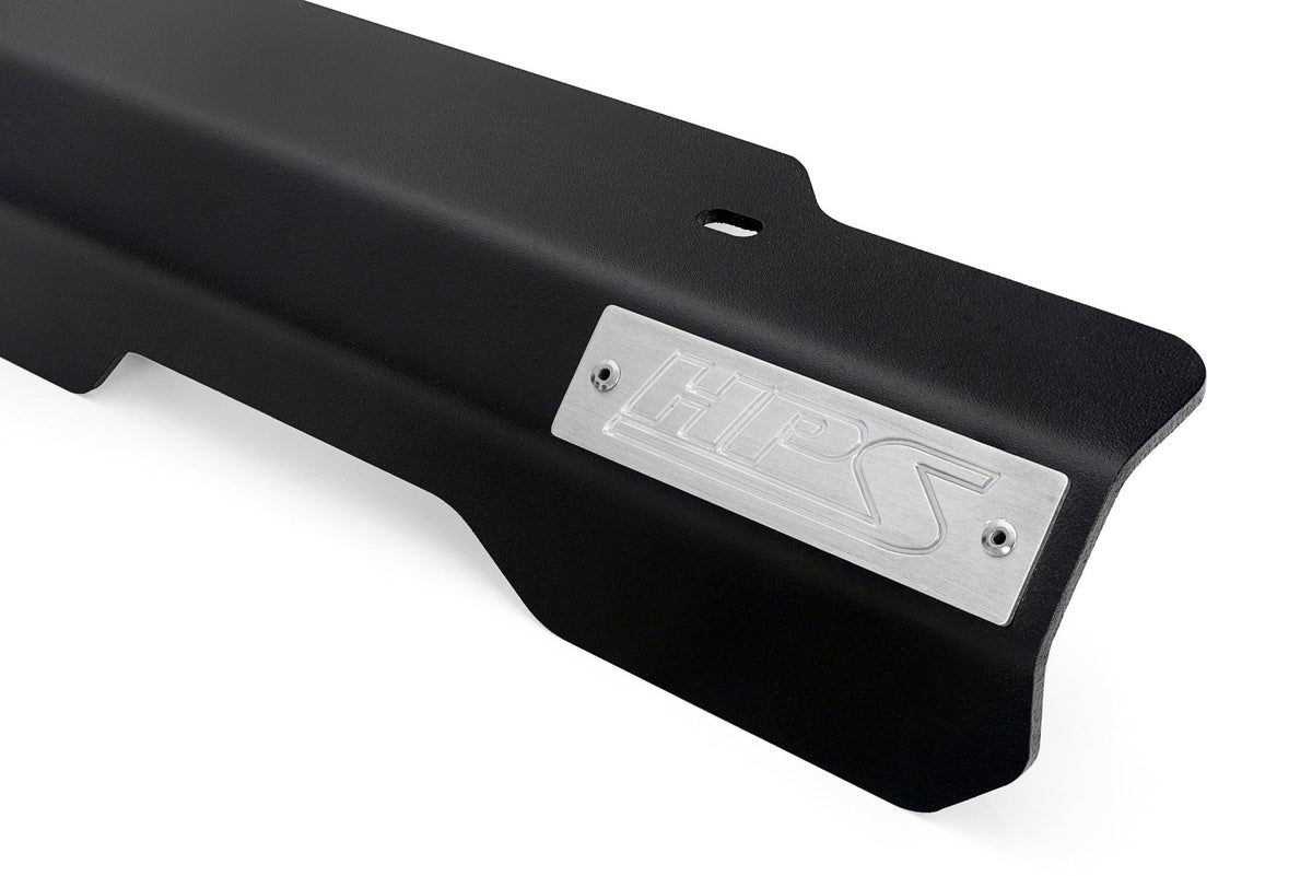 71-103WB HPS Black 1/8” Aluminum Engine Belt Cover For 22-24 Subaru WRX 2.4L Turbo VB 2nd