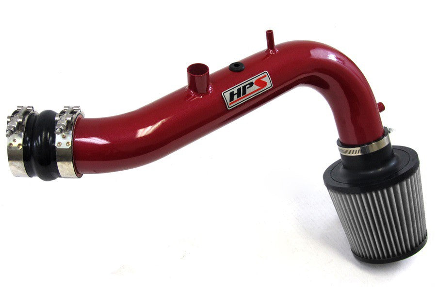 HPS Shortram Air Intake Kit with Filter for 03-06 Honda Element 2.4L L4 AWD/FWD SKU 827-106R, red product view