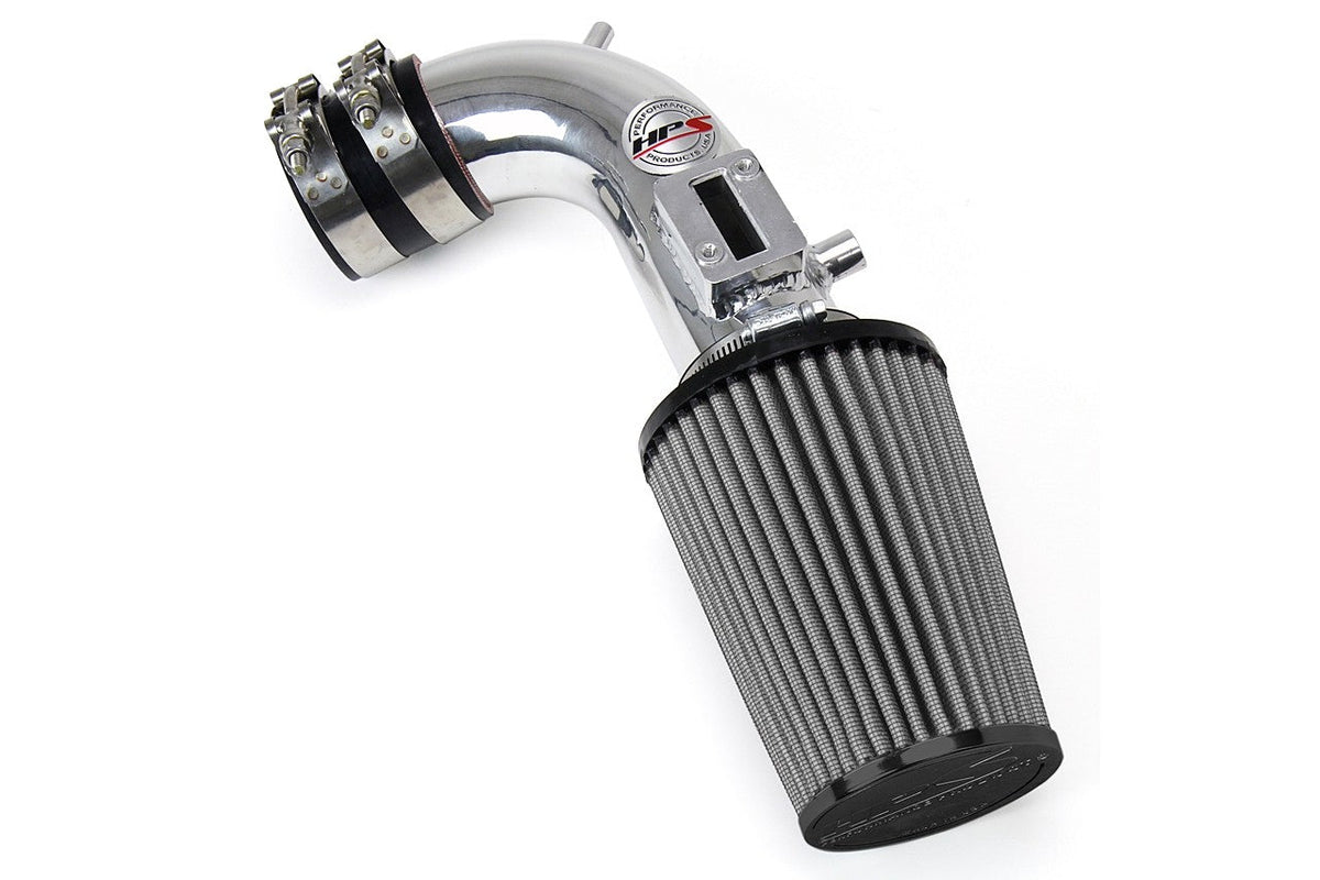 HPS Shortram Air Intake Kit with Filter for 11-16 Honda CR-Z 1.5L Hybrid Coupe SKU 827-107P, polished product view