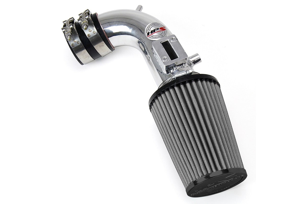 HPS Shortram Air Intake Kit with Filter for 11-16 Honda CR-Z 1.5L Hybrid Coupe SKU 827-107P, polished product view