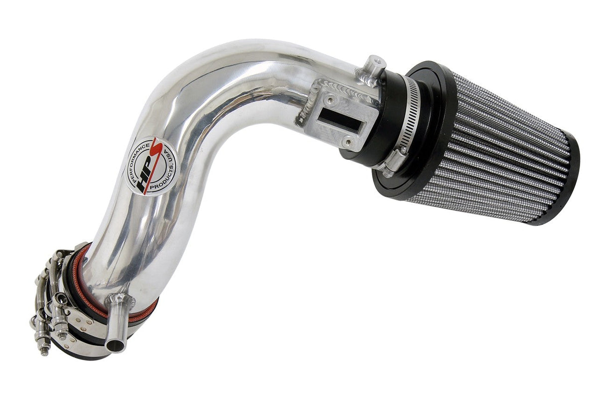 HPS Shortram Air Intake for 09-14 Nissan Cube 1.8L I4 Non-Turbo SKU 827-186P, polished product view