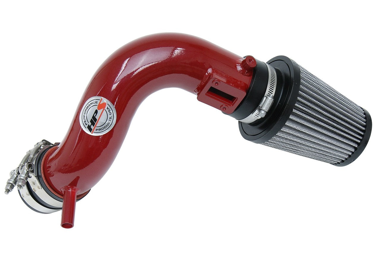 HPS Shortram Air Intake for 09-14 Nissan Cube 1.8L I4 Non-Turbo SKU 827-186R, red product view