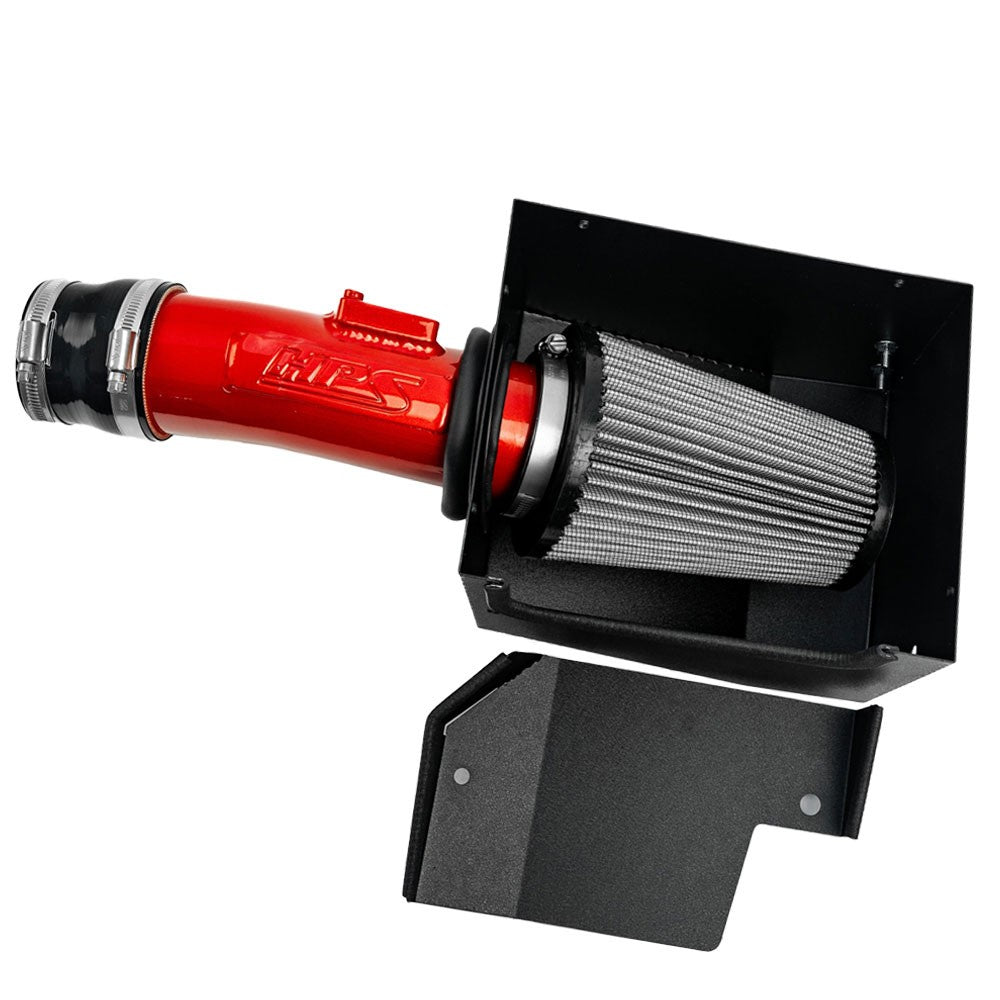 HPS Shortram Air Intake Heat Shield Kit for 18-22 Honda Accord CV1 1.5L Turbo SKU 827-406R, red product view