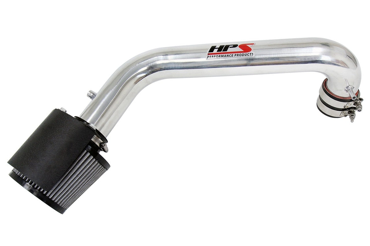 HPS Shortram Air Intake Heat Shield Kit for 96-00 Honda Civic CX DX LX SKU 827-408P, polished product view