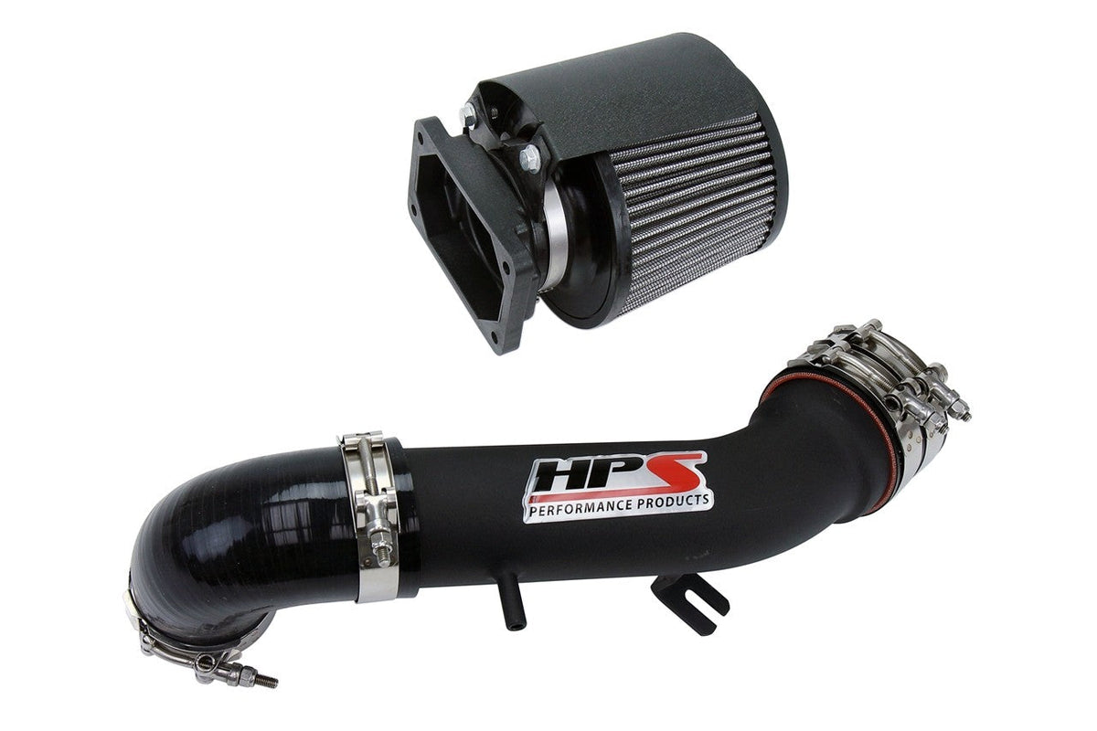 HPS Shortram Air Intake Heat Shield Kit for 00-05 Eclipse 3.0L V6 / 99-03 Galant / 01-03 Stratus R/T / Sebring SKU 827-423WB, wrinkle black product view