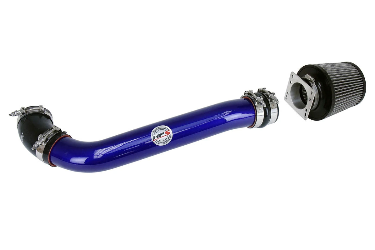 HPS Blue Shortram Air Intake Kit with Filter For 89-95 Toyota Pickup 22RE 2.4L-Air Intake Systems-BuildFastCar-827-514BL