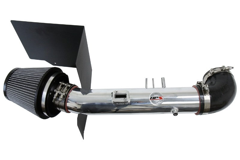 HPS Shortram Air Intake Heat Shield Kit for 05-06 Tundra / 05-07 Sequoia 4.7L SKU 827-523P, polished product view