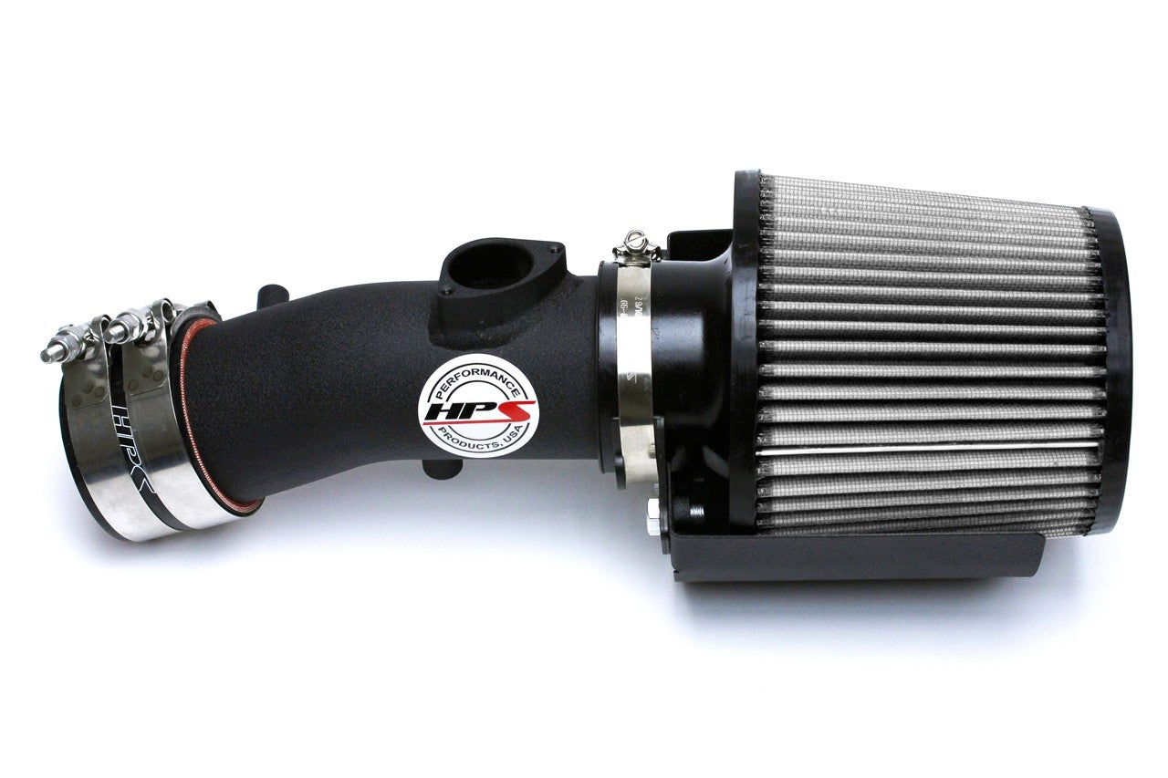 HPS Shortram Air Intake Heat Shield Kit for 12-13 Mazda Mazda3 2.0L Skyactiv SKU 827-531WB, wrinkle black product view