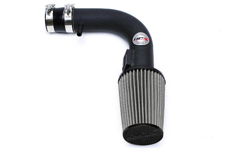 HPS Shortram Air Intake for 12-19 Nissan Versa Sedan (N17) / 14-19 Versa Note (E12) 1.6L SKU 827-532WB, wrinkle black product view