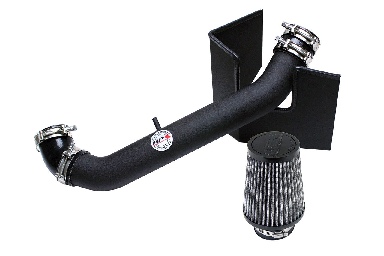 HPS Shortram Air Intake Heat Shield Kit for 99-05 Mazda Miata 1.8L Non Turbo SKU 827-537WB, wrinkle black product view