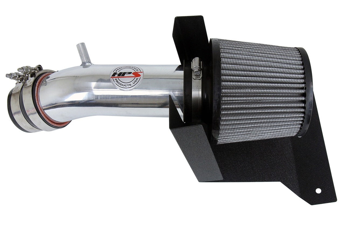 HPS Shortram Air Intake Heat Shield Kit for 11-16 Hyundai Elantra 1.8L SKU 827-538P, polished product view