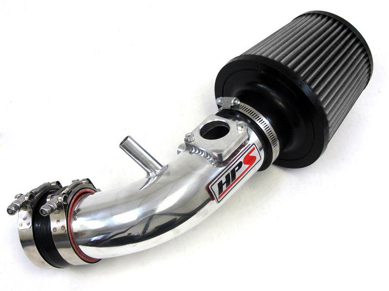 HPS Shortram Air Intake for 07-13 Mazda Mazdaspeed 3 2.3L Turbo SKU 827-601P, polished product view