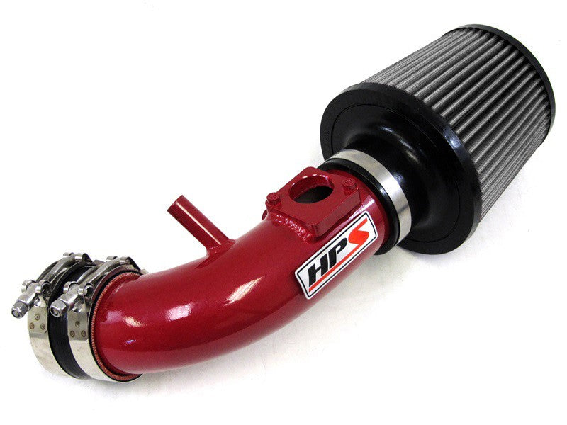 HPS Shortram Air Intake for 07-13 Mazda Mazdaspeed 3 2.3L Turbo SKU 827-601R, red product view
