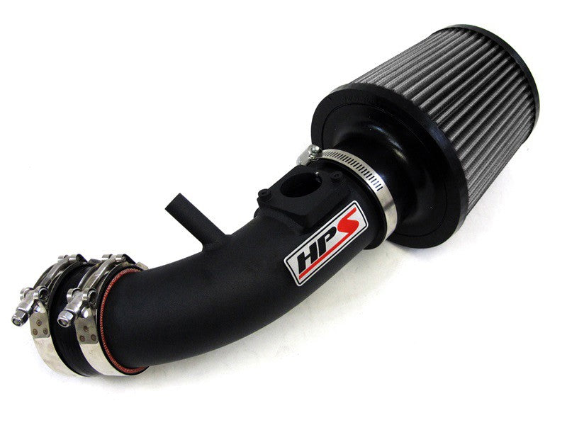 HPS Shortram Air Intake for 07-13 Mazda Mazdaspeed 3 2.3L Turbo SKU 827-601WB, wrinkle black product view