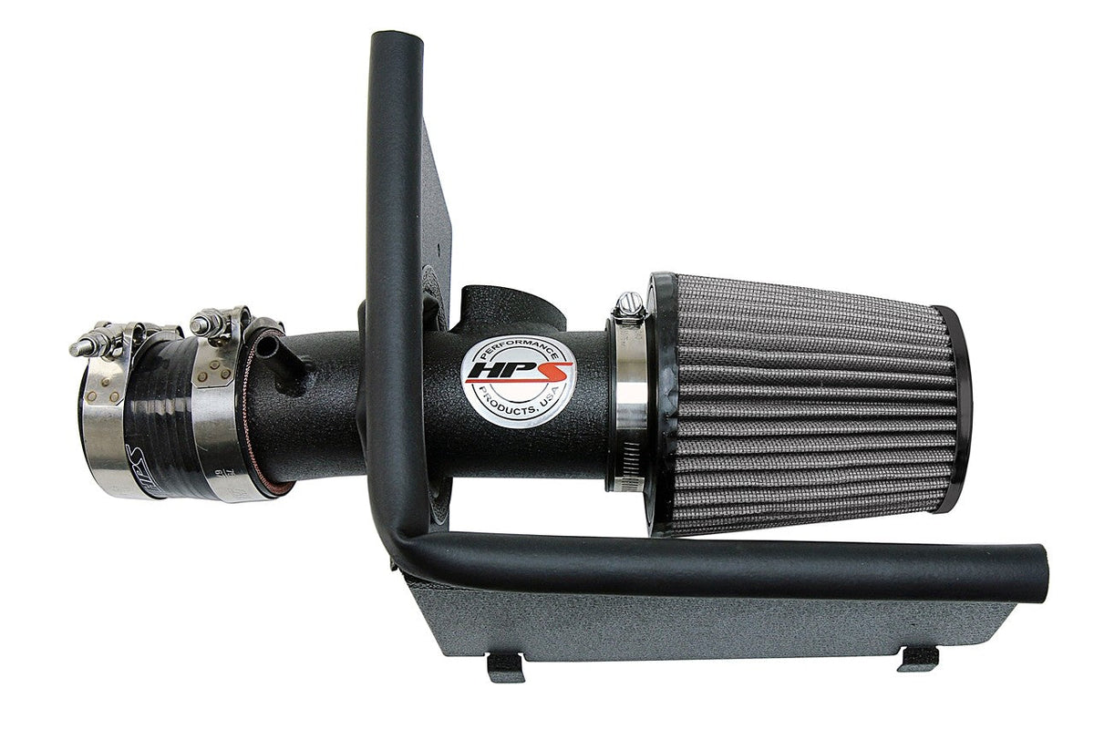 HPS Shortram Air Intake Heat Shield Kit for 16 Scion iA / 17-18 Yaris iA / 19-20 Yaris SKU 827-613WB, wrinkle black product view