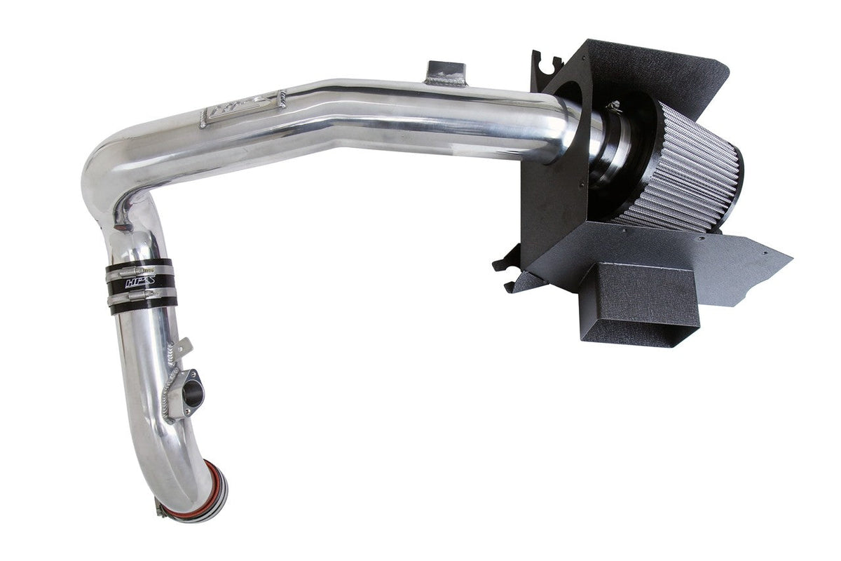 HPS Shortram Air Intake Heat Shield Kit for 11-13 BMW 335i 3.0L Turbo N55 SKU 827-628P, polished product view