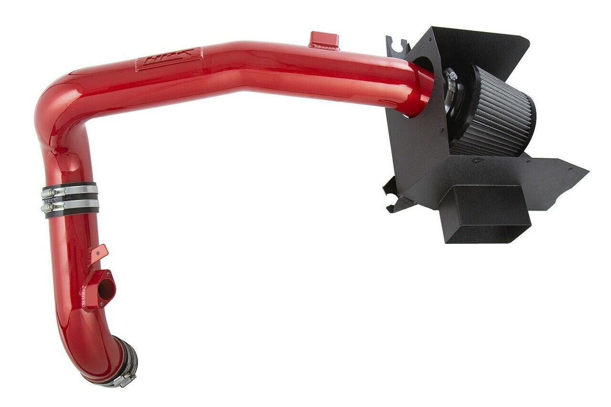 HPS Shortram Air Intake Heat Shield Kit for 11-13 BMW 335i 3.0L Turbo N55 SKU 827-628R, red product view