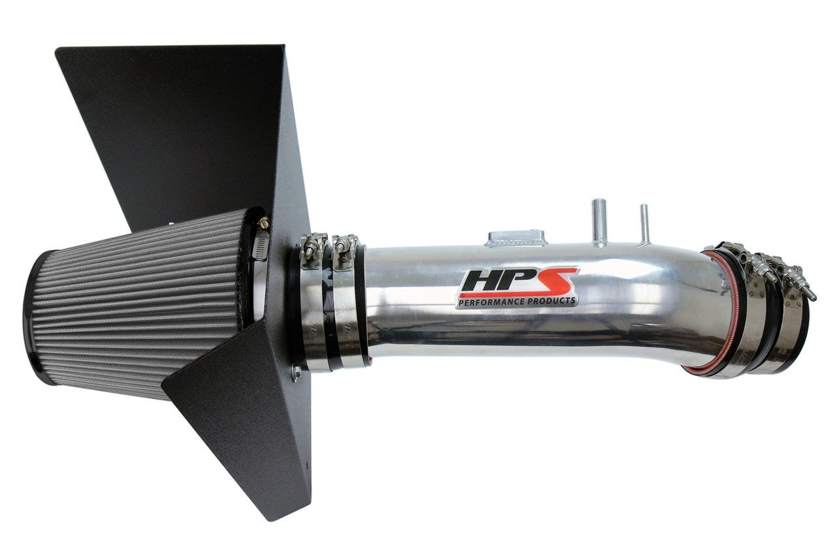 HPS Shortram Air Intake Heat Shield Kit 12-22 Toyota Sequoia / 12-21 Toyota Tundra 5.7L V8 SKU 827-630P, polished product view