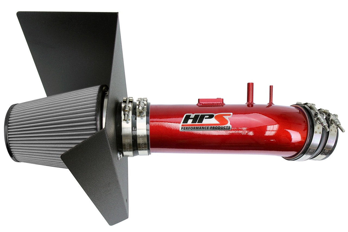 HPS Shortram Air Intake Heat Shield Kit 12-22 Toyota Sequoia / 12-21 Toyota Tundra 5.7L V8 SKU 827-630R, red product view