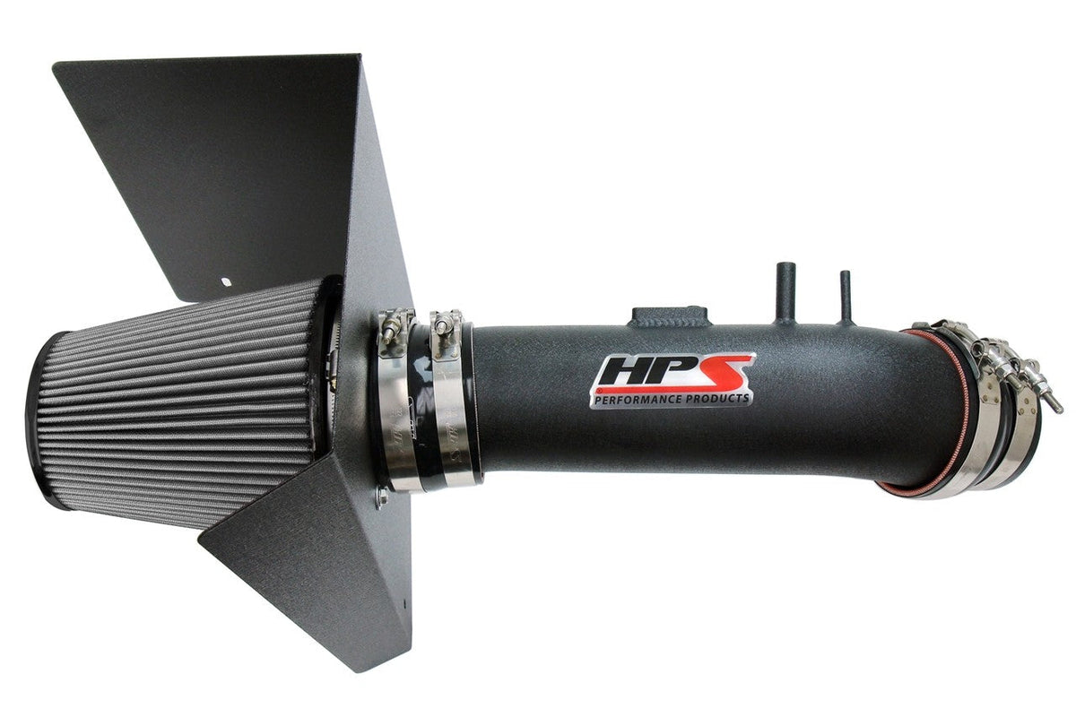 HPS Shortram Air Intake Heat Shield Kit 12-22 Toyota Sequoia / 12-21 Toyota Tundra 5.7L V8 SKU 827-630WB, wrinkle black product view