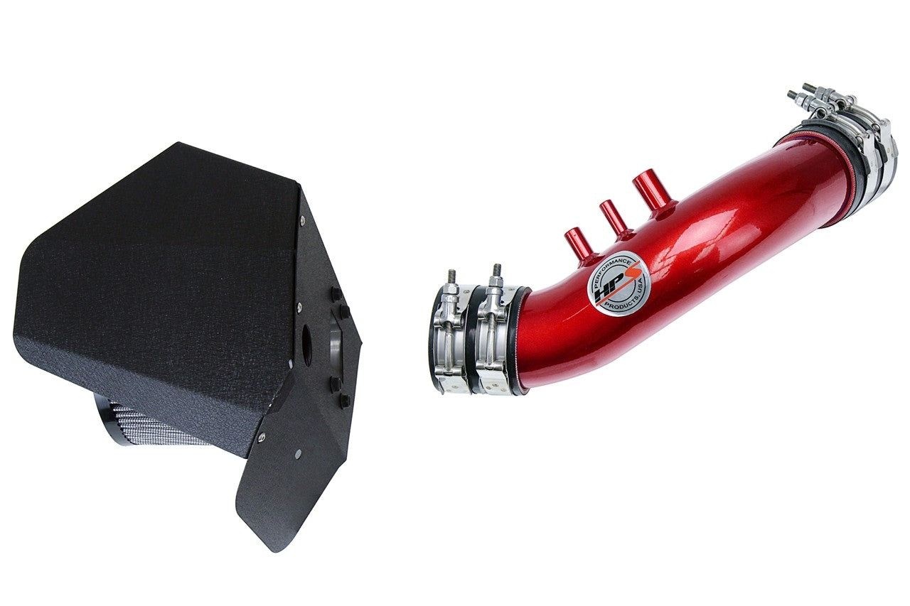 HPS Shortram Air Intake Heat Shield Kit 89-95 Toyota 4Runner / Pickup 3.0L V6 SKU 827-636R, red product view