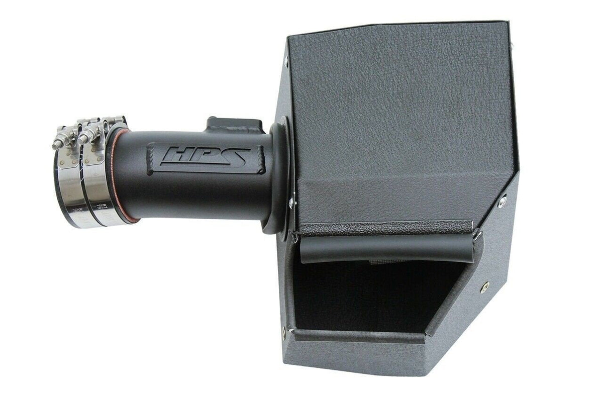 HPS Shortram Air Intake Heat Shield Kit 18-22 Honda Accord 2.0L Turbo CV2 SKU 827-656WB, wrinkle black alternate product view