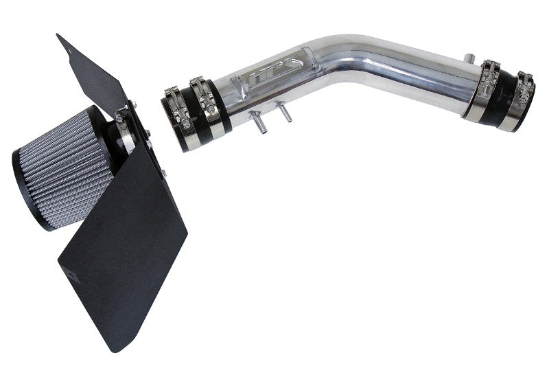 HPS Shortram Air Intake Heat Shield Kit 95-99 Toyota Tacoma 2.4L 2.7L / 4Runner 2.7L SKU 827-663P, polished product view