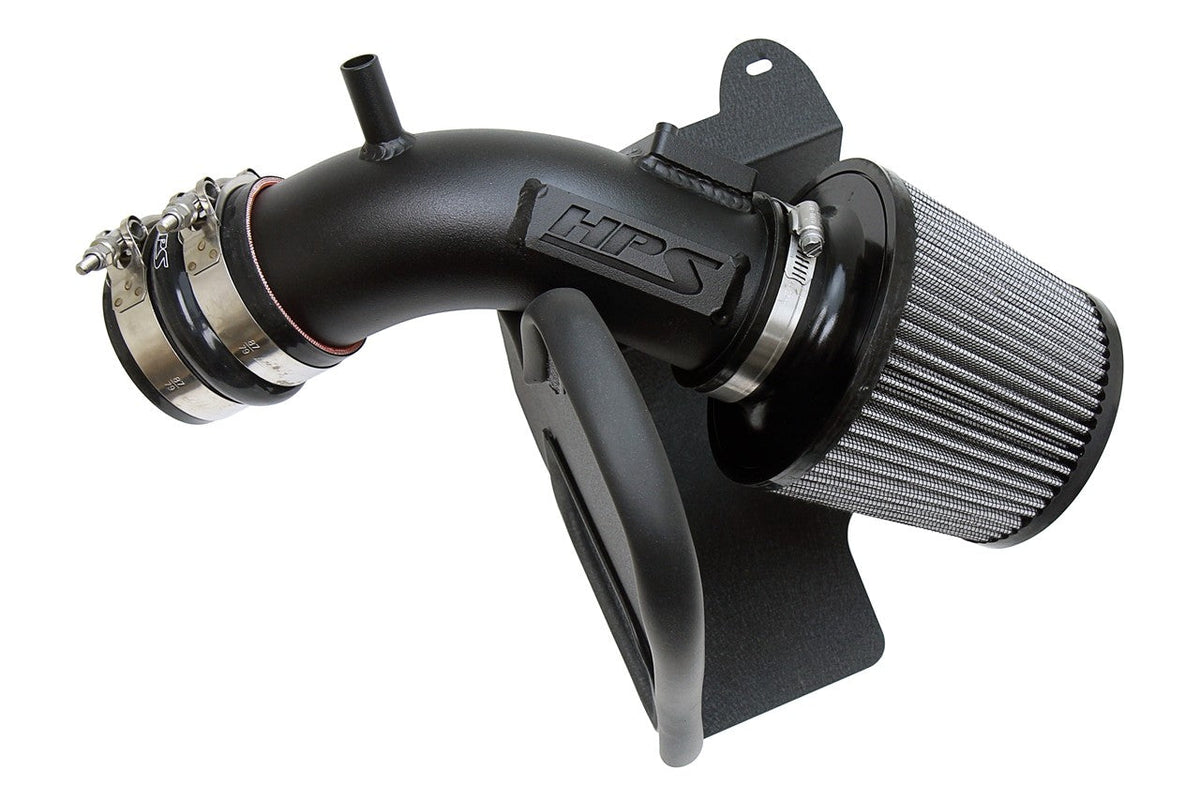 HPS Shortram Air Intake Kit with Heat Shield for Toyota 18-24 Camry / 19-25 RAV4 2.5L 4CYL SKU 827-665WB, wrinkle black product view