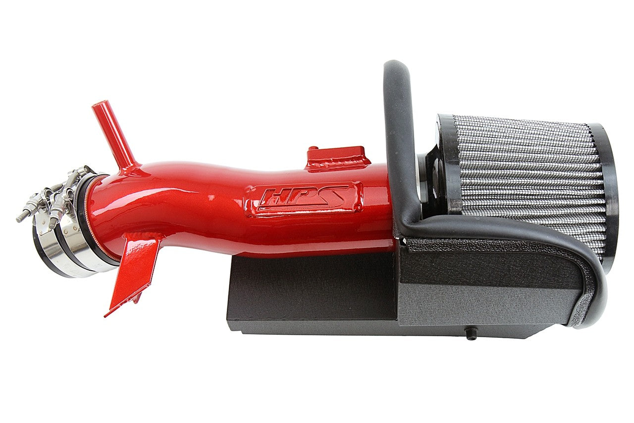 HPS Shortram Air Intake Heat Shield Kit for 19-25 Toyota Corolla 2.0L Hatchback Sedan E210 SKU 827-675R, red product view