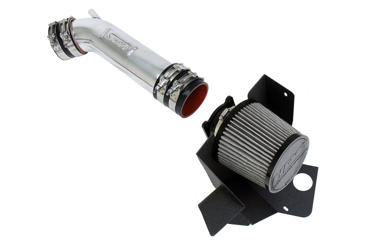 HPS Shortram Air Intake Heat Shield Kit for 03-07 Infiniti G35 Coupe 3.5L V6 SKU 827-679P, polished product view