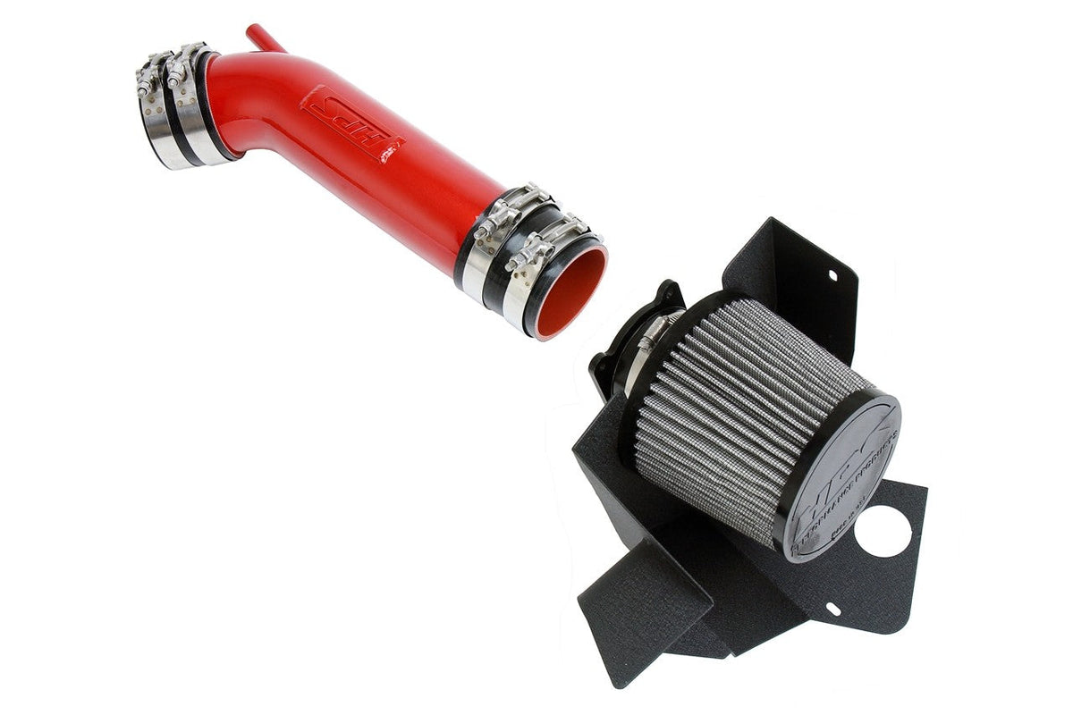 HPS Shortram Air Intake Heat Shield Kit for 03-07 Infiniti G35 Coupe 3.5L V6 SKU 827-679R, red product view