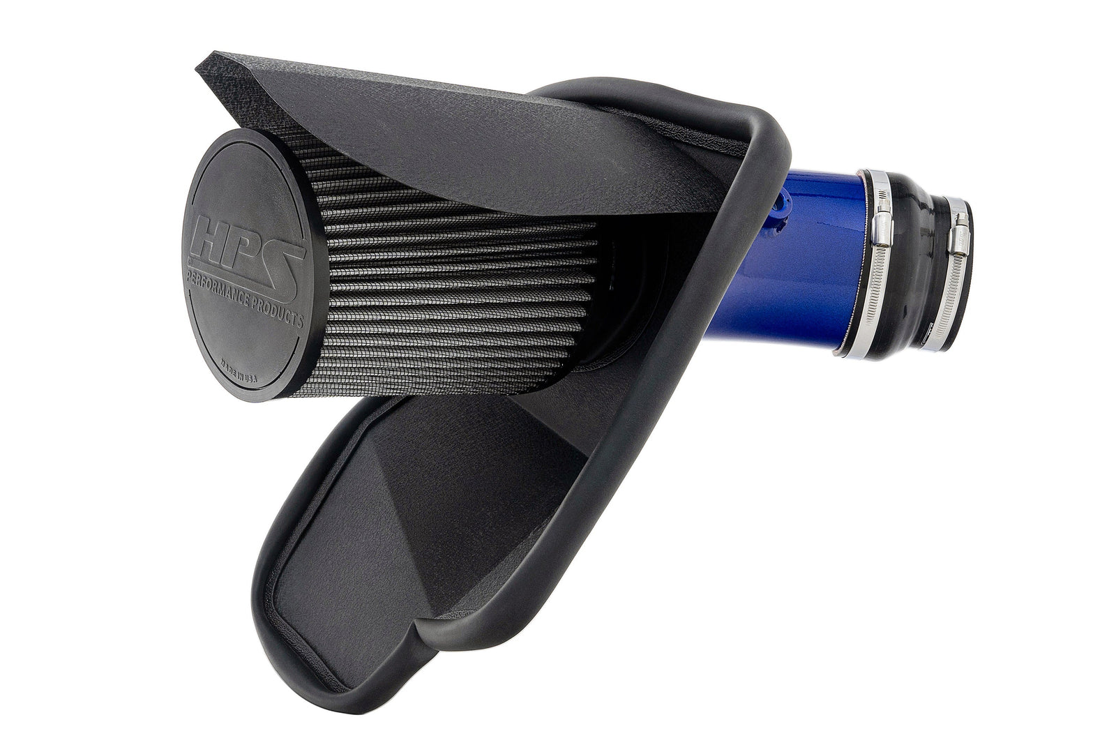 827-681BL HPS Blue Shortram Air Intake+Heat Shield For 19-23 Charger SRT Hellcat 6.2L V8